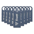 Paquete 20 Memoria Usb 8gb A Granel Metálica Mayoreo Yugen Azul 2 Y1a2