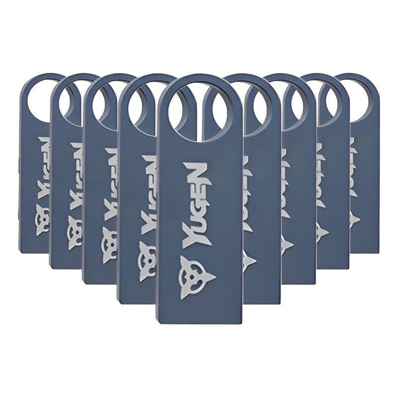 Paquete 20 Memoria Usb 8gb A Granel Metálica Mayoreo Yugen Azul 2 Y1a2