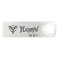 Paquete 100 Pendrives Yugen 16gb Usb 2.0 Metálico Sin Tapa Plateado Plateado2 Liso