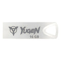 Paquete 100 Memorias Usb 16gb Mayoreo Yugen Metalica Plata Plateado2 Liso