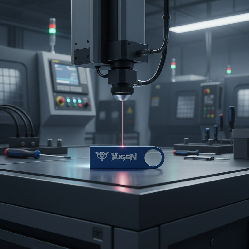 Kit 100 Memorias Usb 4gb Personalizadas Logo Laser Metal Azul Y1p