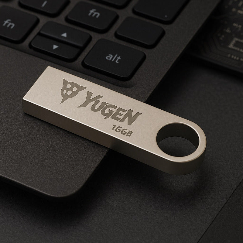 20 Memoria Usb 2.0 16gb Metal Granel Mayoreo Barata Plata Y1 Plateado