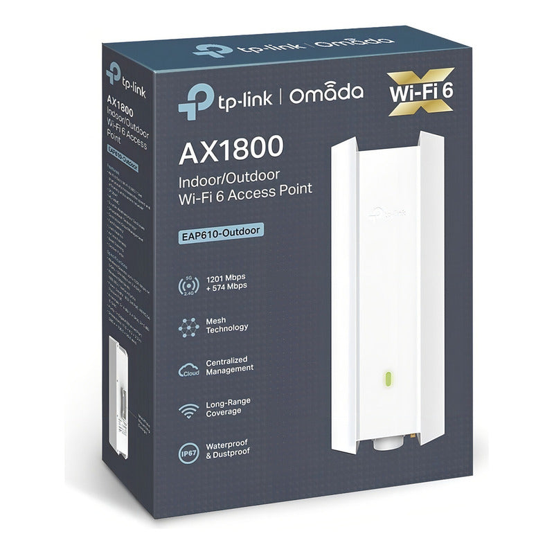 Punto De Acceso Omada Exterior-interior Wi-fi 6 Mu-mimo 2x2