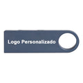 55 Memorias Usb 16gb Personalizadas Logo Laser Metal Azul 2 Y1