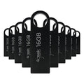 Pack De 10 Memorias Usb 4geek De 16gb Con Conexión Usb 2.0 En Color Negro Liso