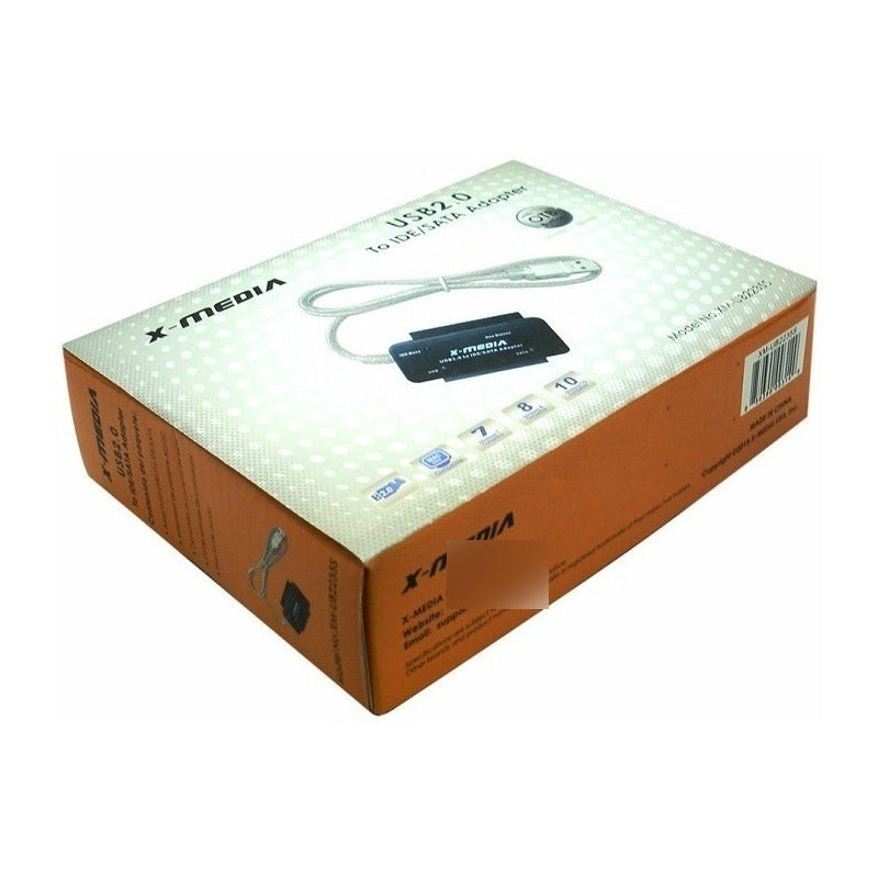 Cable Adaptador Sata Ide A Usb 2.0 Negro X-media Xm-ub2235s