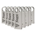 Paquete 50 Memoria Usb 16gb A Granel Metálica Mayoreo Yugen Y1