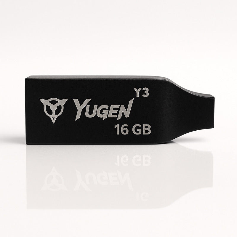 Kit 10 Memorias Usb 16gb Yugen Y3 Metálica Granel Musical Plateado Y3