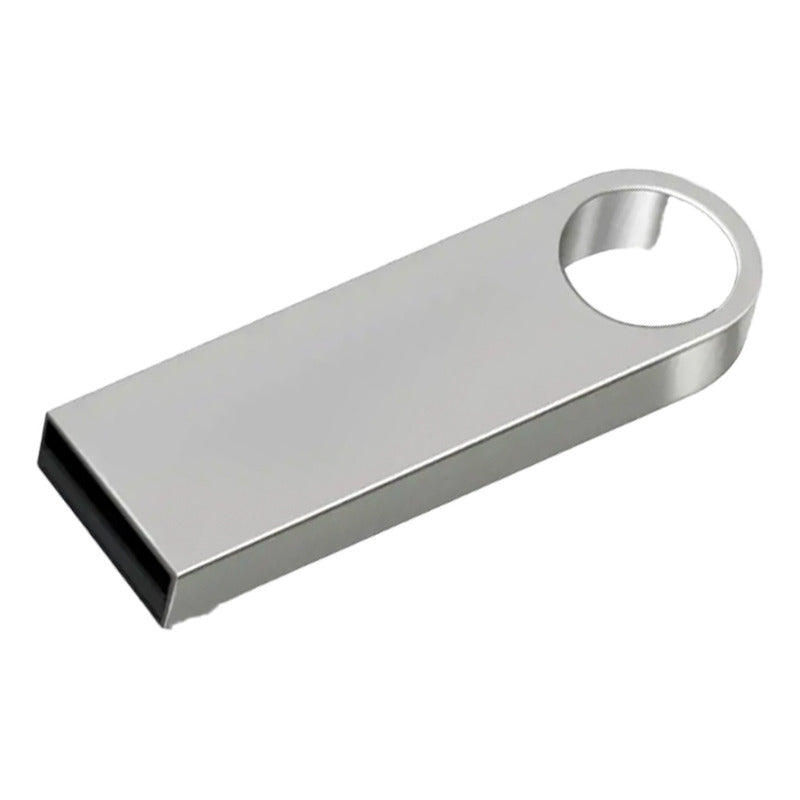 Kit 100 Memorias Usb 16gb 2.0 Bulk Sft Plateada A Granel Plateado Liso