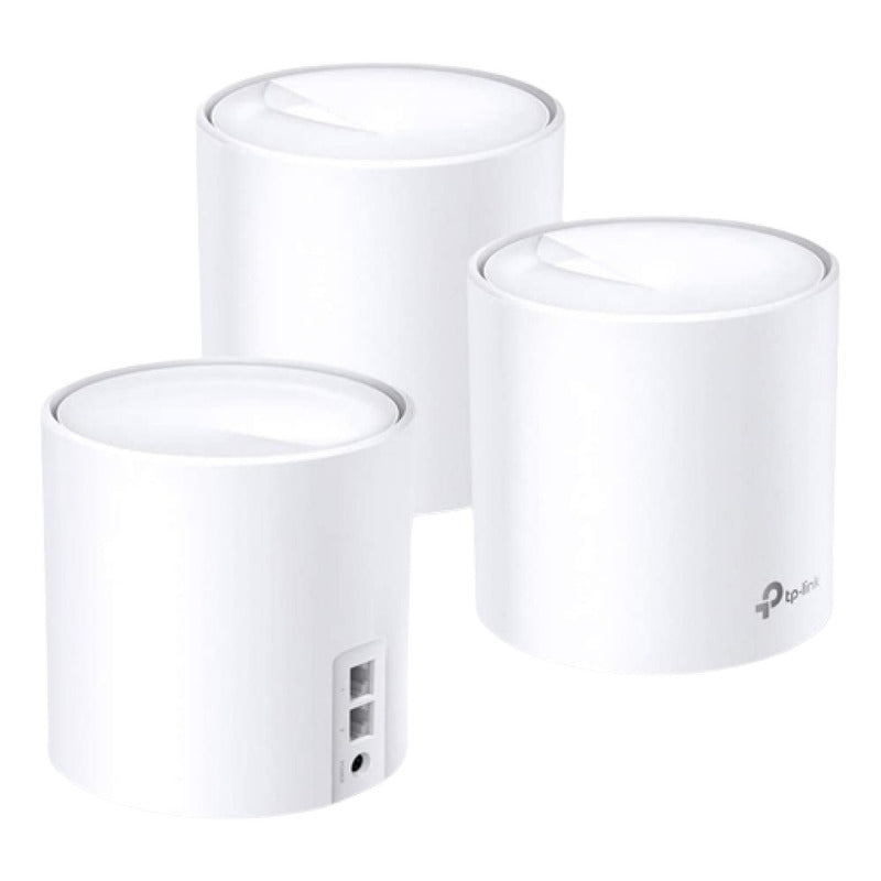 Sistema Wi-fi Mesh, Access Point, Router, Wmm Tp-link Deco V3 Deco X60(2-pack) Blanco Pack X 3 Unidades