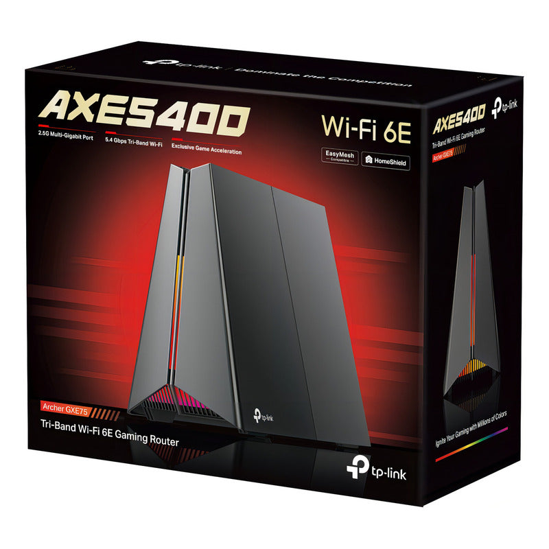 Router Gaming Tp-link Archer Gxe75 Triple Banda Wi-fi 6e Axe5400