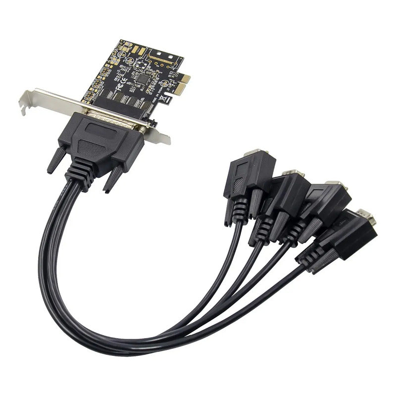 Tarjeta Pci Express 4 Puertos Seriales Db9 Rs232 Xm-pex-4s