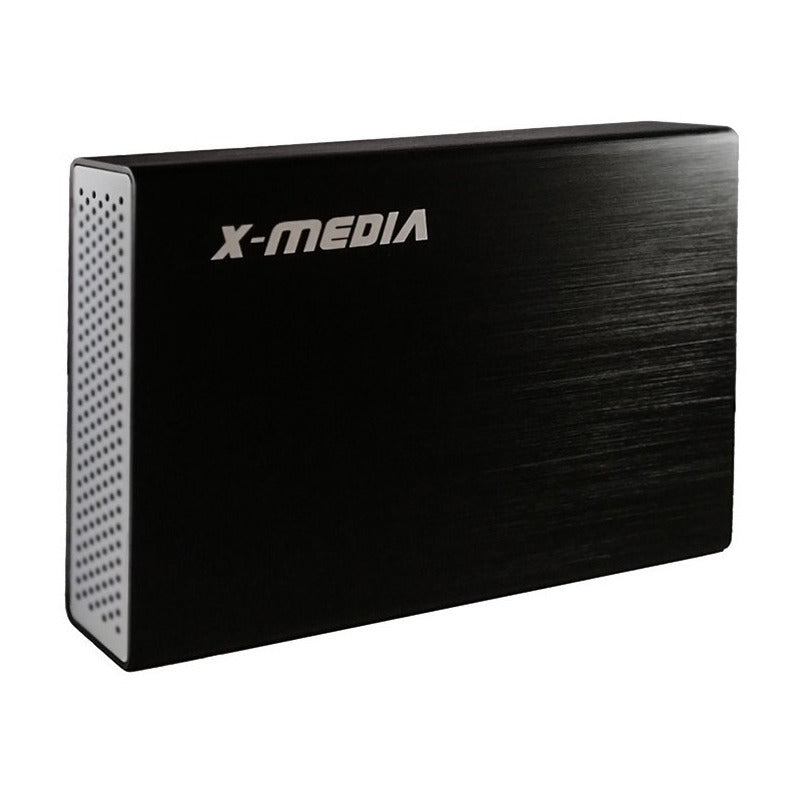 Gabinete Disco Duro X-media 3.5  Sata Ide Usb 2.0 Aluminio Negro