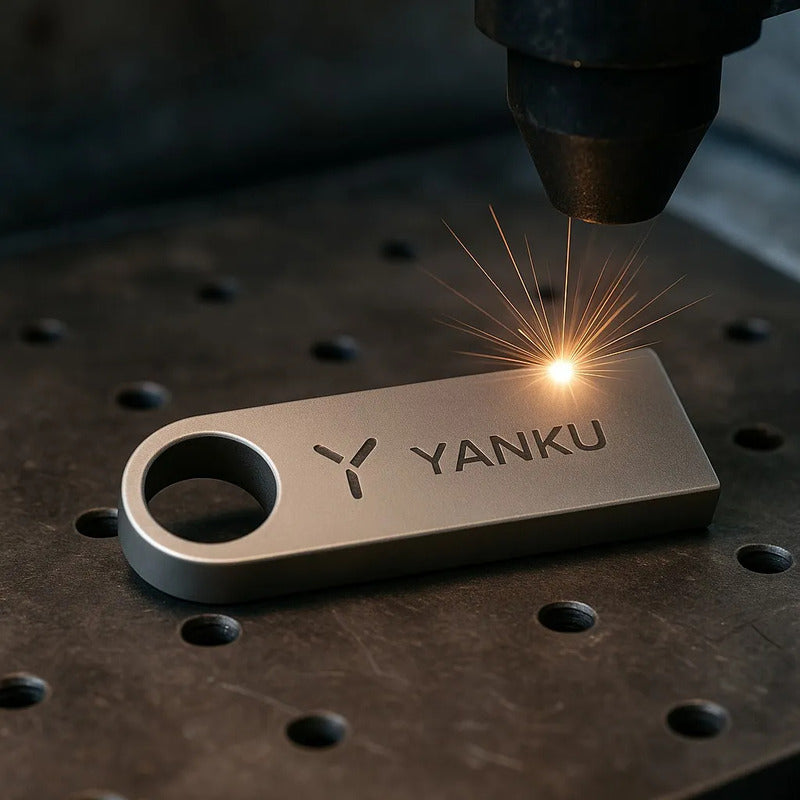 55 Memorias Usb 16gb Personalizadas Logo Laser Metal Plateado Y1