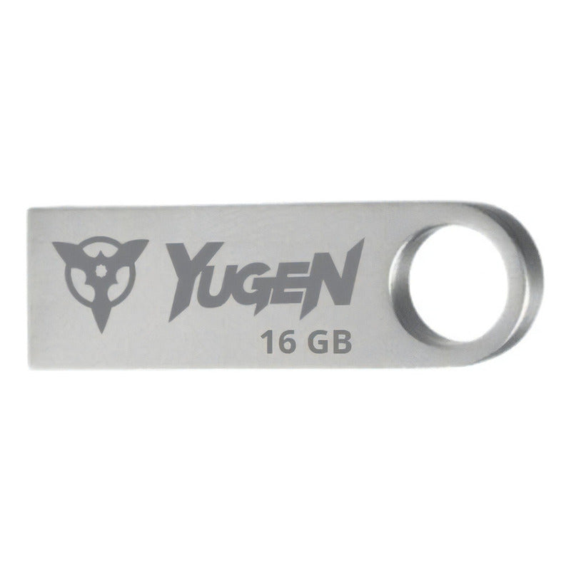 Pack 200 Memorias Usb 16gb Yugen Metálica Plateado Usb 2.0 Metal