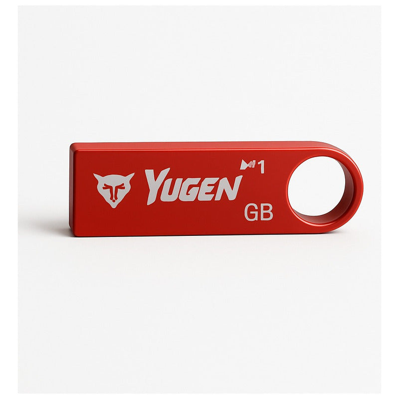 Paquete 50 Memoria Usb 8gb A Granel Metálica Mayoreo Yugen Rojo Y1