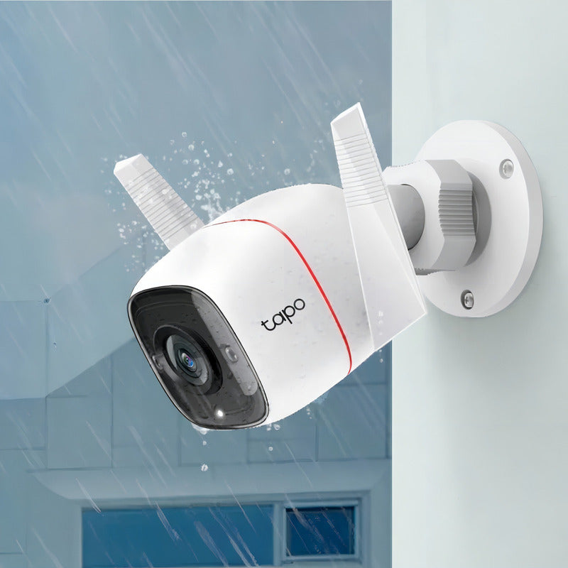 Camara Wi-fi Outdoor Security 3mp Two-way Audio Color Blanco