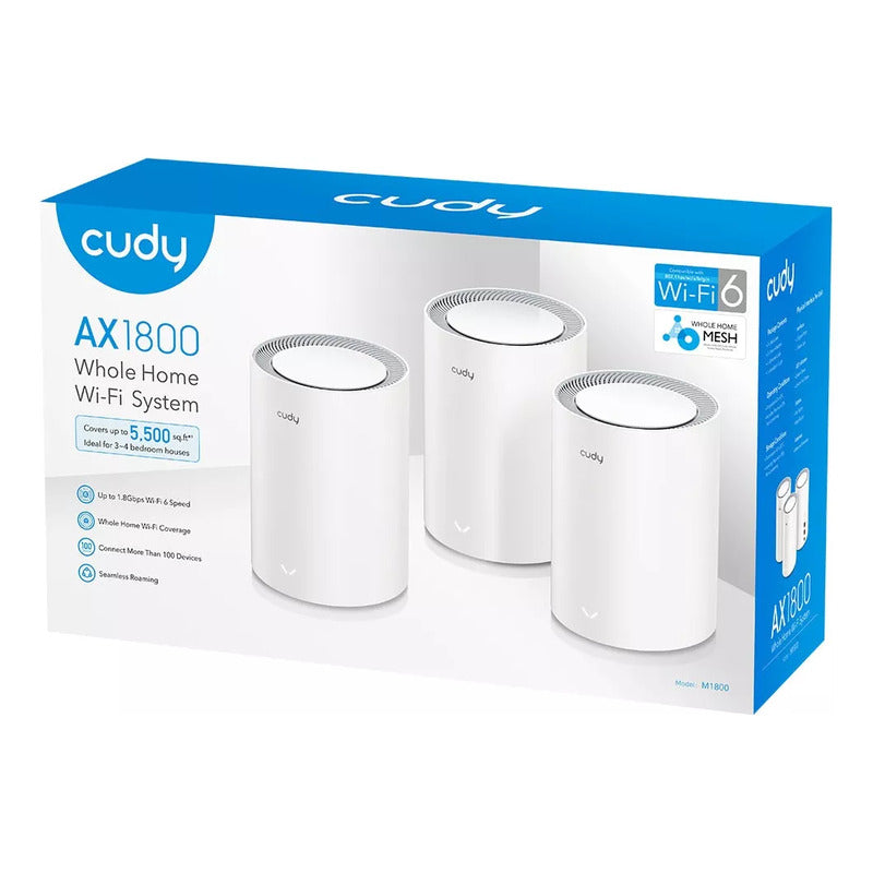 3 Router M1800 Ac1200 Wi-fi Sistema Malla (mesh) Cudy