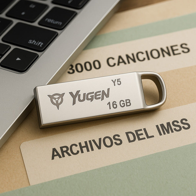 Kit 20 Memorias Usb 16gb Yugen Y5 Plásticas Usb 2.0 Compatibles Con Windows Plateado