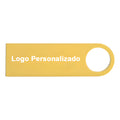 70 Memorias Usb 32gb Personalizadas Logo Laser Metal Dorado Y1