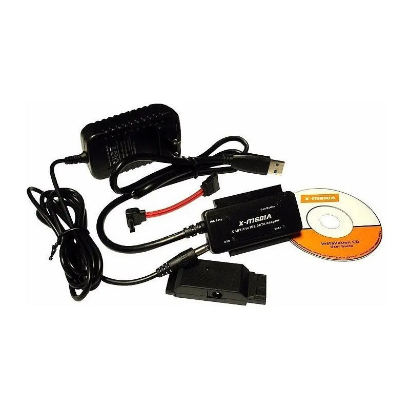 Cable De Datos X-media Usb 3.0 A Sata/ide Xm-ub3235s 0.001tb/s Negro