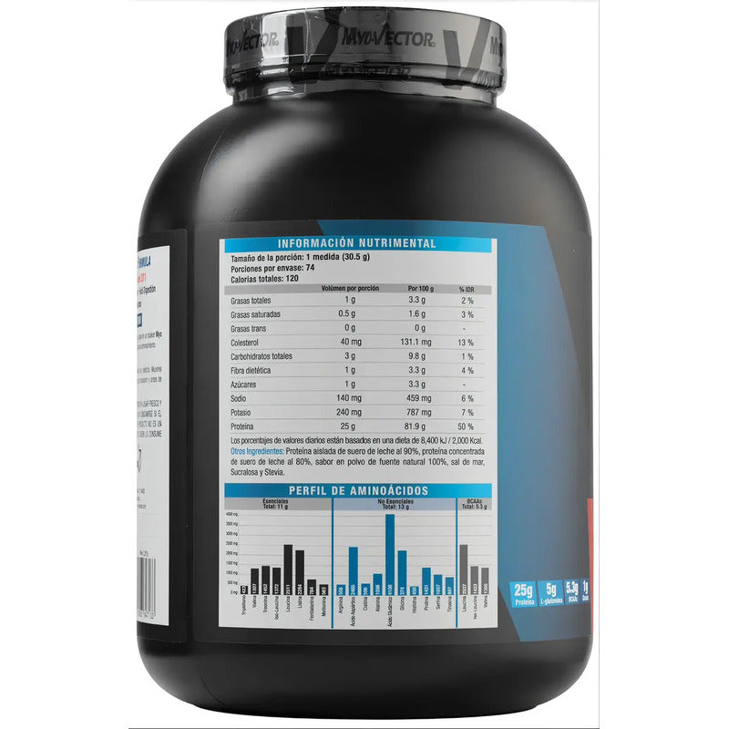 Proteina Myo Vector Whey 5 Lbs 74 Porciones Sabor Chocolate