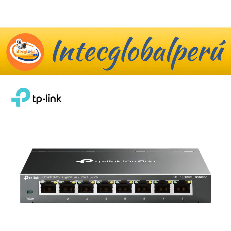 Tp-link - Switch Ds108ge - Omada / 8 Puertos Gigabit
