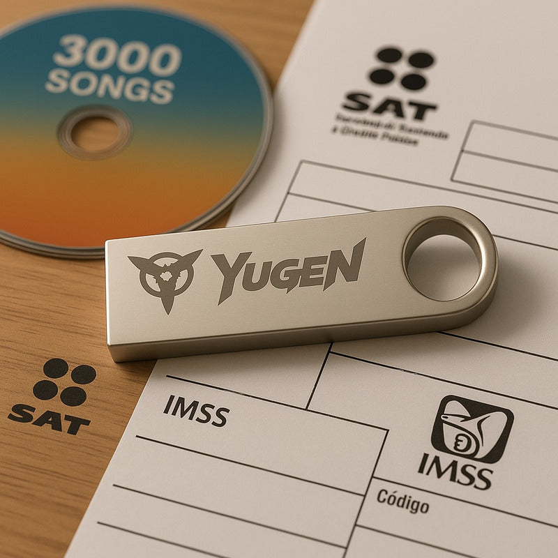 Paquete 20 Memoria Usb 8gb A Granel Metálica Mayoreo Yugen Plateado Y1p