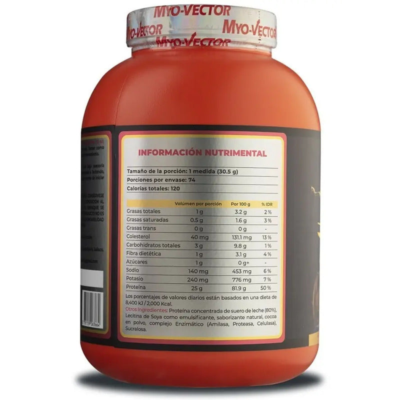 Proteína Whey Myo-vector Dragon Whey 5 Lbs Sabor Vainilla 25g Proteína