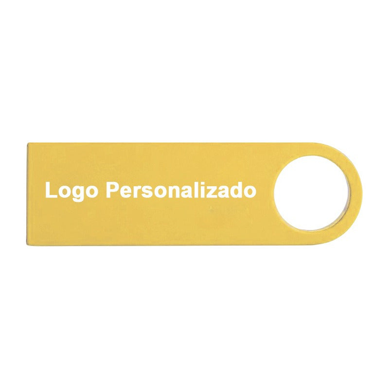 40 Memorias Usb 16gb Personalizadas Logo Laser Metal Negra