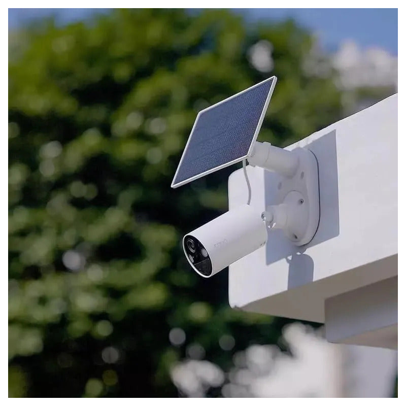 Kit 3 Cámaras Seguridad Tp-link Tapo Tc82 Solares 2k Wi-fi Blanco