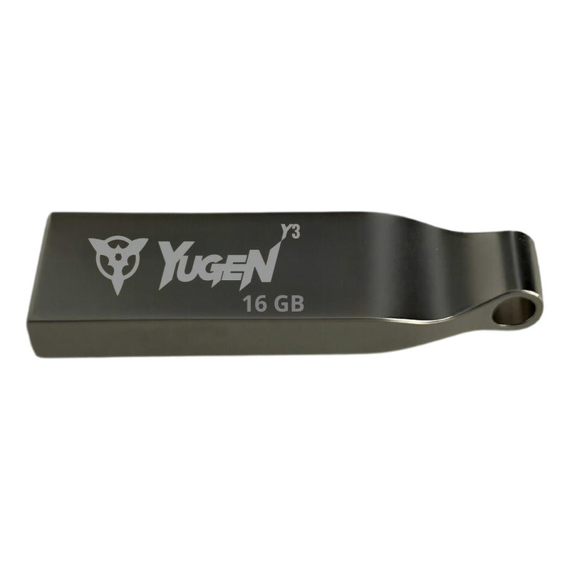 Kit 20 Memorias Usb 16gb Yugen Y3 Metálicas Plateadas Usb 2.0 Plateado