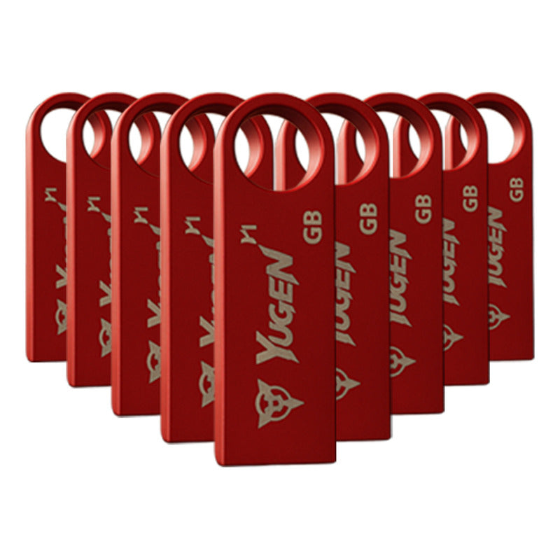 Kit  50 Memorias Usb 8gb Metalica Usb 2.0 Yugen Rojo Y1r