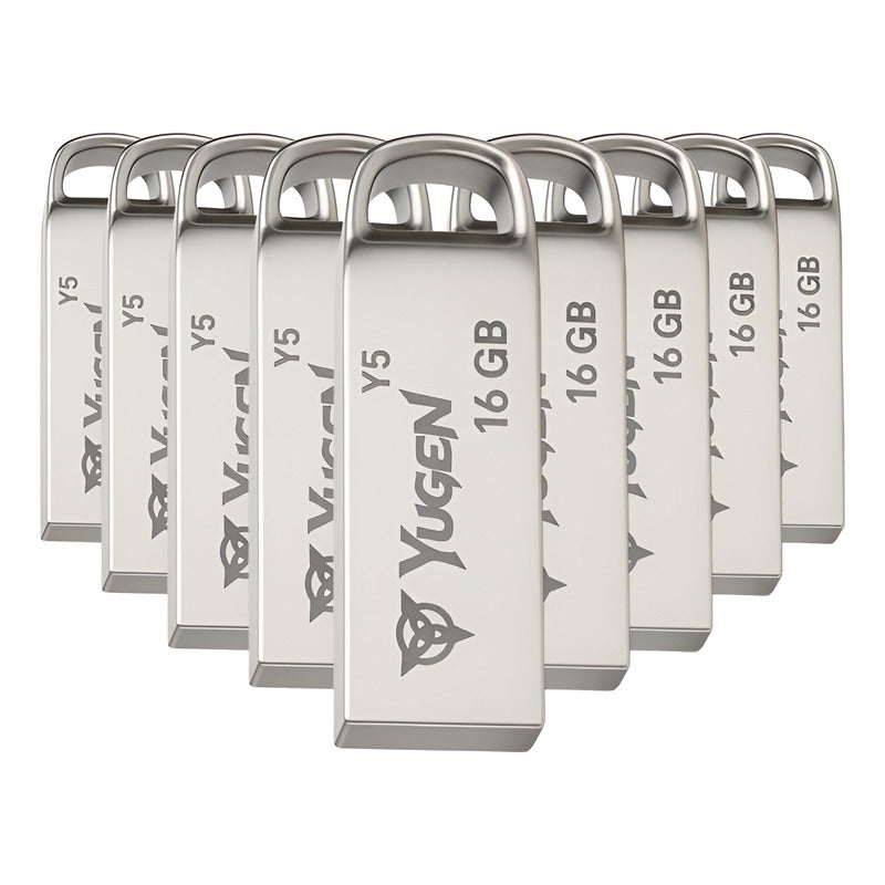 Kit  40 Memorias Usb 16gb Metalica Usb 2.0 Yugen  Plata Y5 Plateado Y5