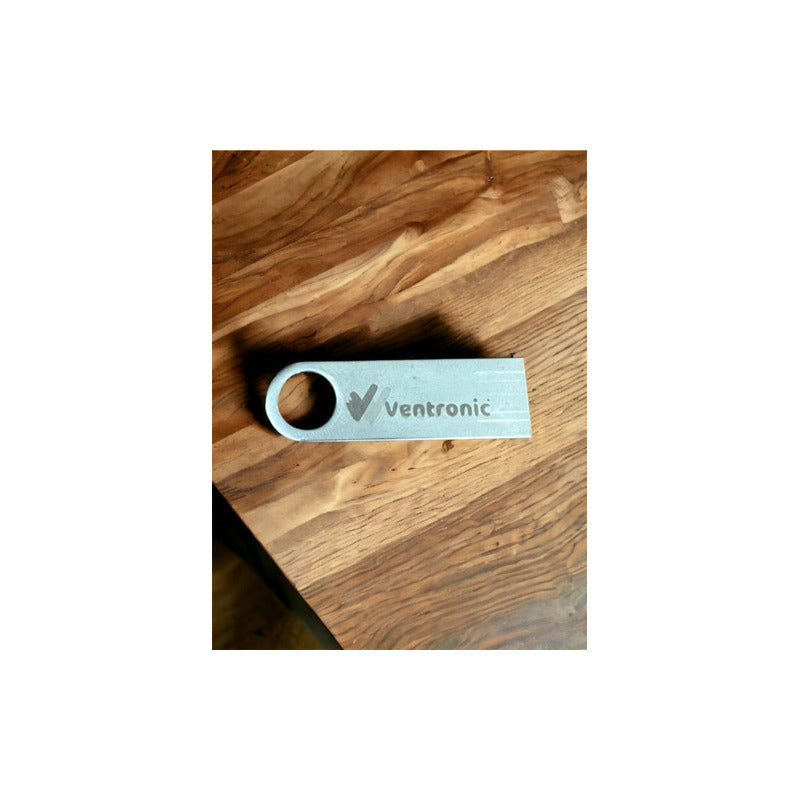 Memorias Usb 16gb Yugen Metal Plateadas Pack 30 Unidades Personalizables Plateado