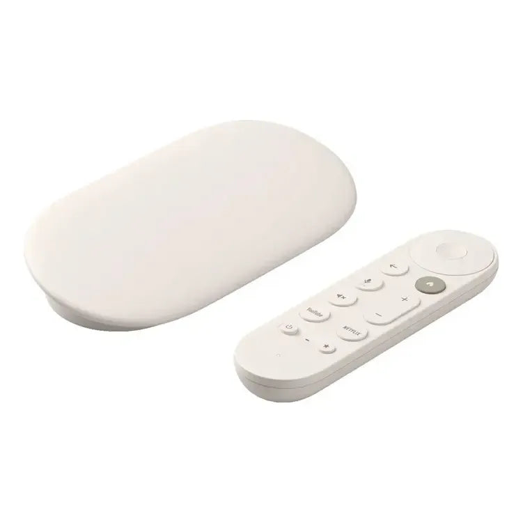 Google Chromecast 4k Control Remoto Por Voz Ga-05662us Streamer 32 Gb 4 Gb De Ram Color Blanco 2025 De Voz