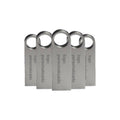 Kit 100 Memorias Usb 16gb Personalizadas Logo Laser Metal /i Color Plateado Liso