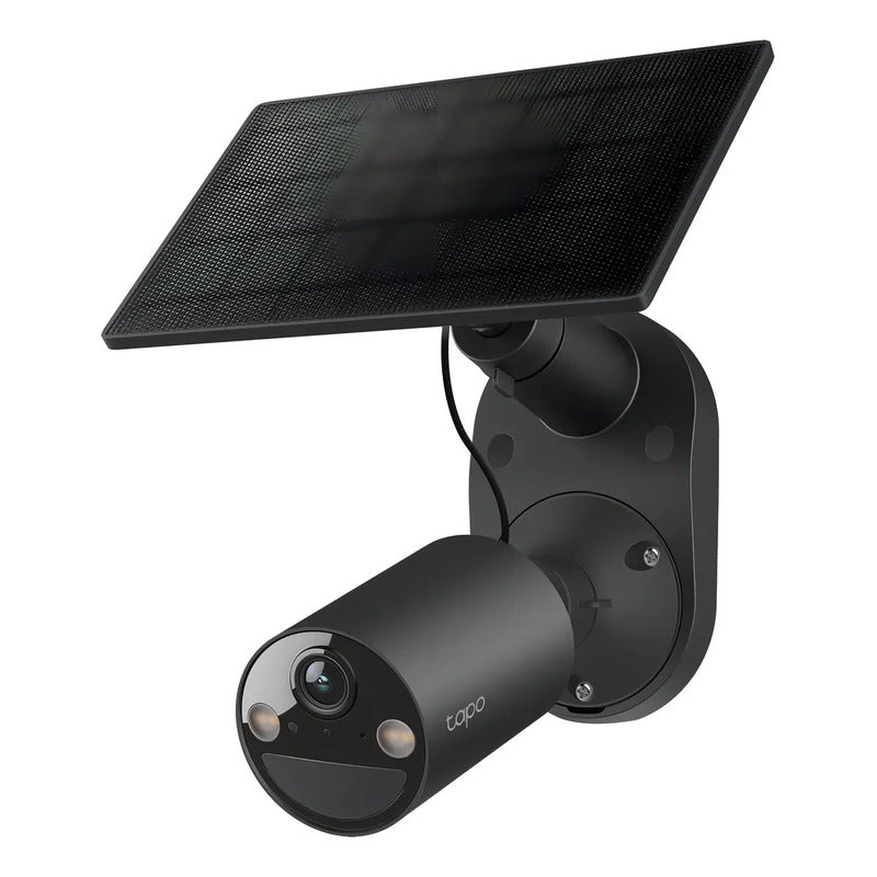Kit Tapo Solarcam C403 Panel De Cámara Con Batería Para Ext Color Negro