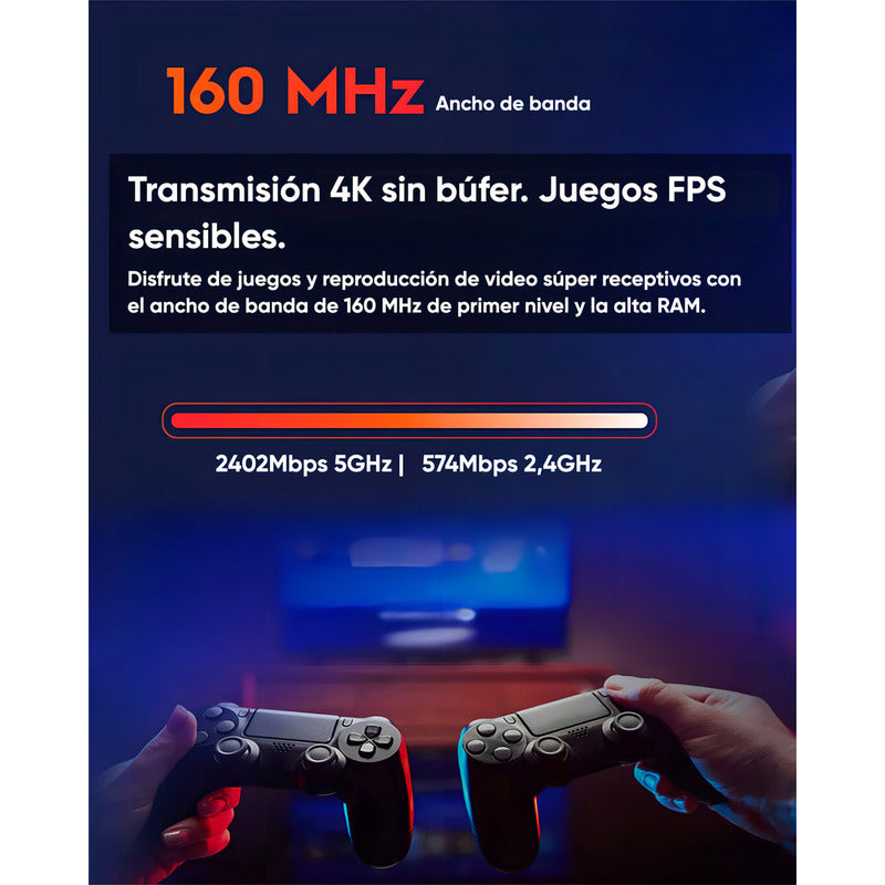 Repetidor Wifi 6 Cudy Ax3000 Doble Banda Gigabit Compatible Con Mesh