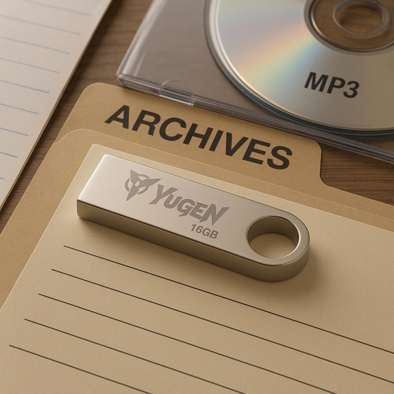 20 Memoria Usb 2.0 16gb Metal Granel Mayoreo Barata Plata Y1 Plateado