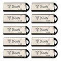 Kit 20 Memorias Usb Yugen Y4 16gb Metálica Plateado Espejo Usb 2.0