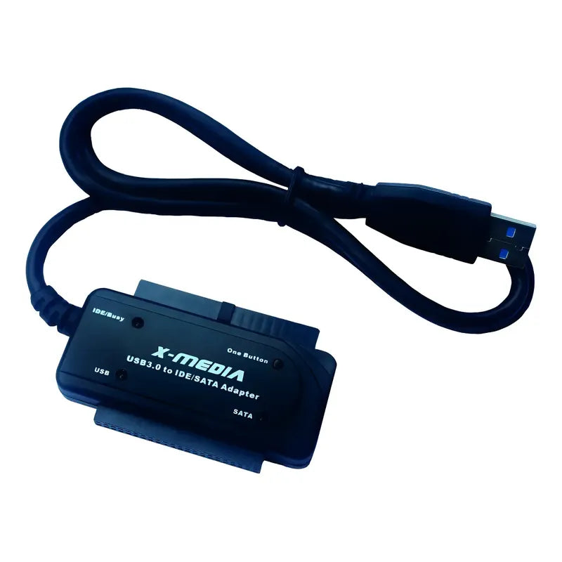 Cable Adaptador Usb3 A Ide Y Sata 2.5 3.5 X-media Xm-ub3235s Negro