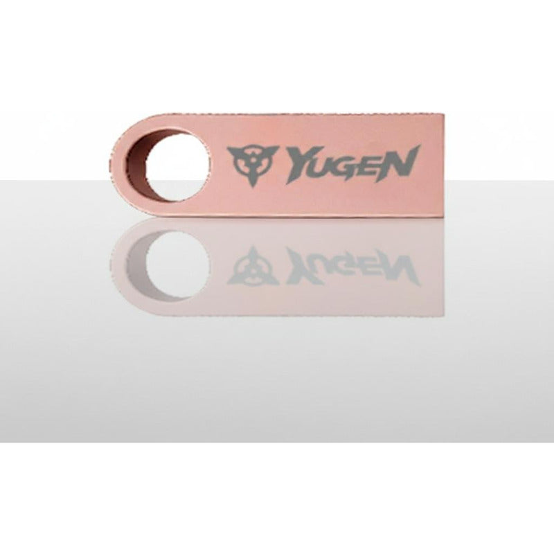 Paquete 100 Memoria Usb 8gb A Granel Metálica Mayoreo Yugen Oro Rosa Y1