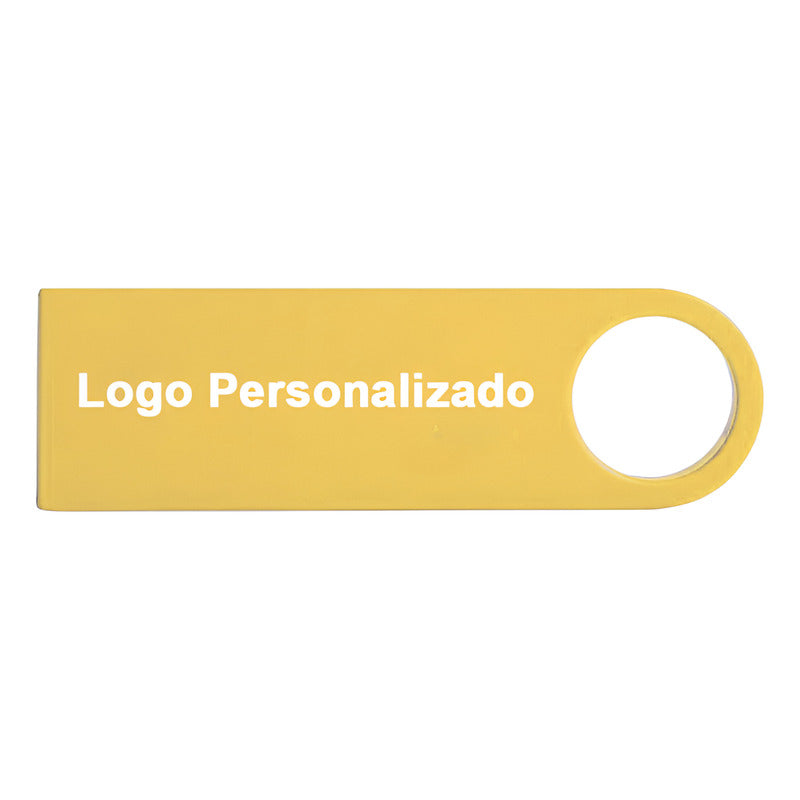 Kit 40 Memorias Usb 8gb Personalizadas Logo Laser Metal /i Dorado Y1