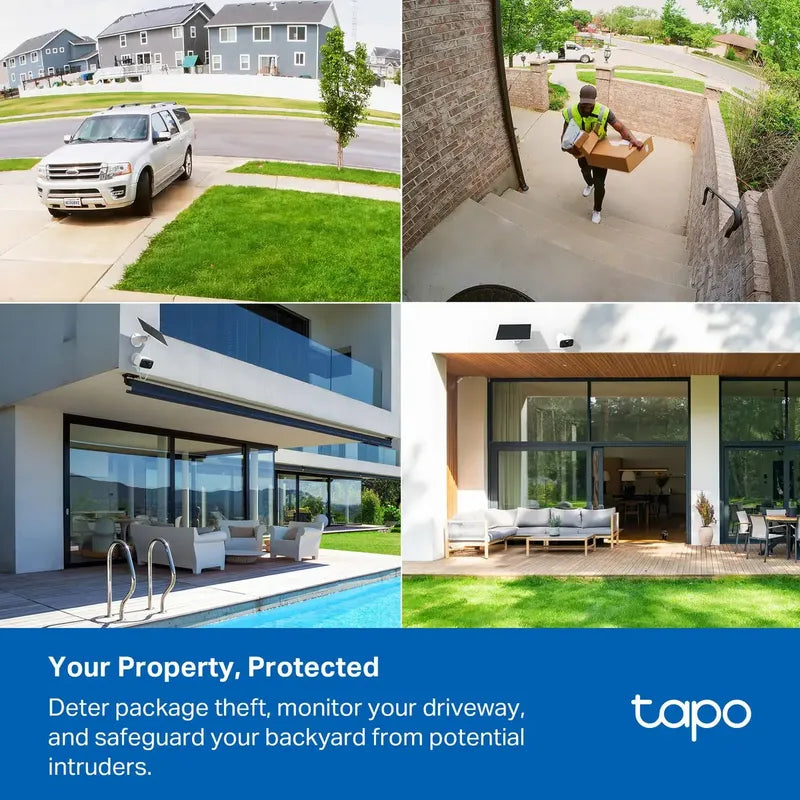 Cámara De Seguridad Tapo Tp-link C400 Inalámbrica 1080p Outd Blanco